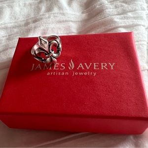 Retired James Avery Fleur de Lis Ring - Size 7